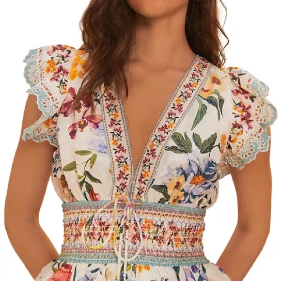 FARM Rio Greek Garden Blouse - Picture 4 of 10